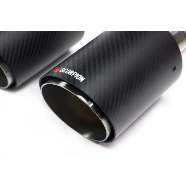 Scorpion: Quad 100mm carbon fibre Ascari trim x 2