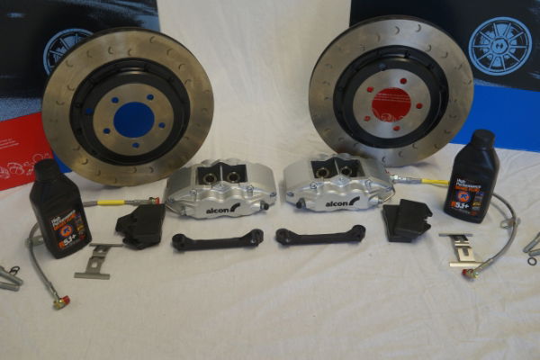 Alcon: 343mm Rear Brake Kit: BMW E90