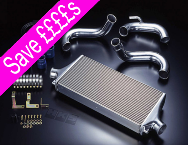 *Black Friday Deal* Save £441.00!!! HKS: Intercooler Type-R BNR 33/34 & HKS: I/C Piping Kit (Half) GTR33/34 (Polished pipes) Bundle