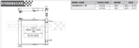 Koyorad: Alloy Radiator (Dual pass): Mazda Savanna / RX-7 Man. 01/89-10/91 (Dual pass)