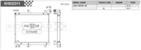 Koyorad: Alloy Radiator: Mitsubishi L200 2.5 DiD Manual H.D. 12/05-